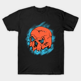 Orange skull T-Shirt